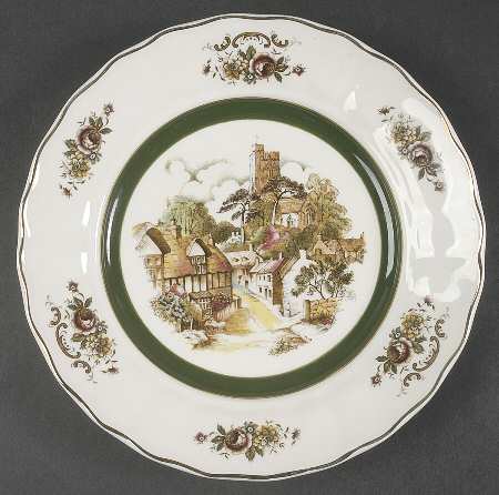 English Rural Scenes Wall Plate