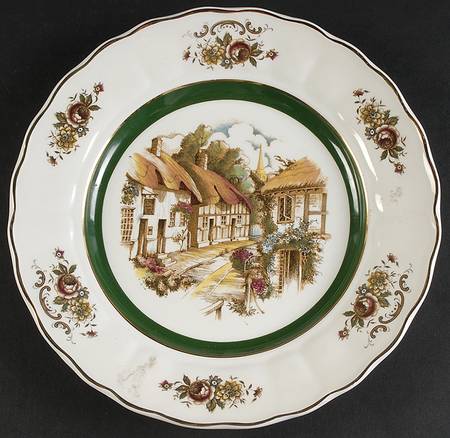 English Rural Scenes Wall Plate