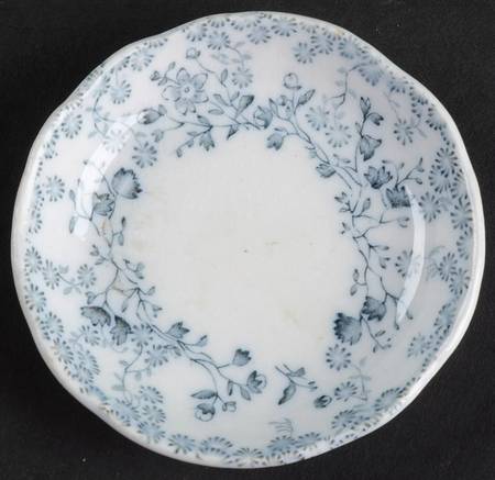 Fern Blue Butter Pat