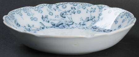 Fern Blue Fruit/Dessert (Sauce) Bowl