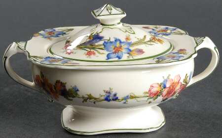 The Fleurette Sugar Bowl & Lid