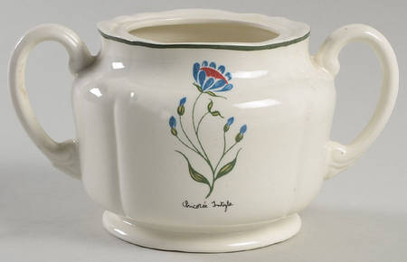 Fleur Sauvage Sugar Bowl No Lid