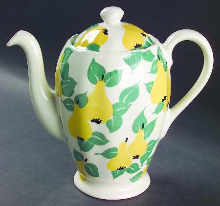 Garden Fruits Coffee Pot & Lid