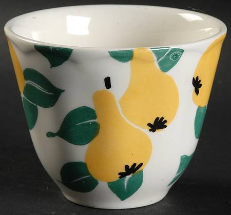 Garden Fruits Open Sugar Bowl
