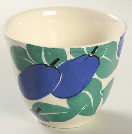 Garden Fruits Open Sugar Bowl