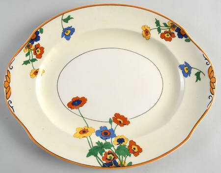 Gardenia 14" Oval Serving Platter