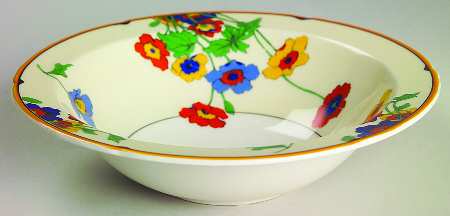 Gardenia Rim Cereal Bowl