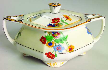 Gardenia Sugar Bowl & Lid