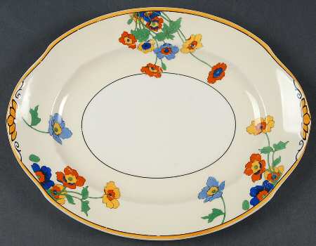 Gardenia 10" Oval Serving Platter