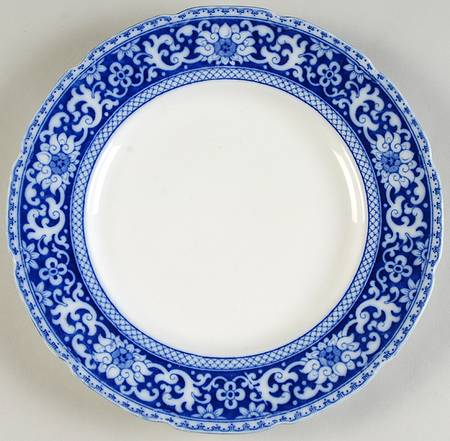 Glenmore Blue and White Luncheon Plate