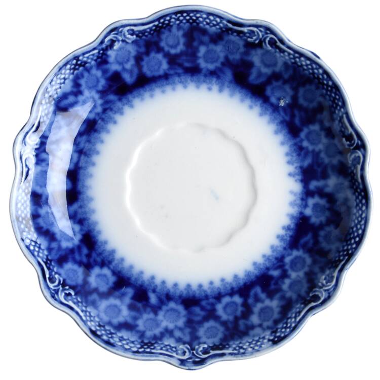 Grace (Flow Blue) Saucer