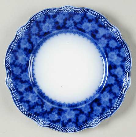 Grace (Flow Blue) Dessert/Pie Plate by Grindley