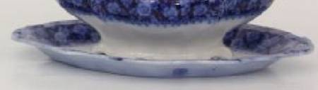 Grace (Flow Blue) 19" Oval Serving Platter