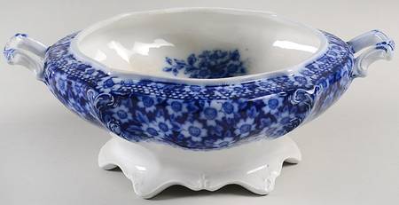 Grace (Flow Blue) Tureen No Lid