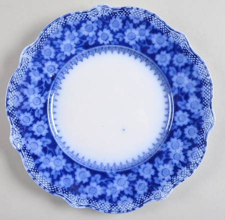 Grace (Flow Blue) Luncheon Plate by Grindley