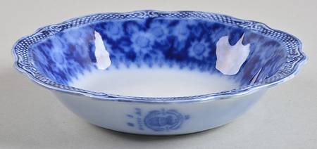 Grace (Flow Blue) Fruit/Dessert (Sauce) Bowl