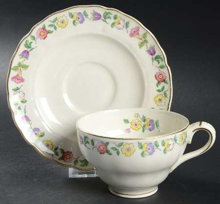 Greenway Flat Cup & Saucer Set