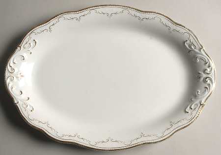 520 14" Oval Serving Platter