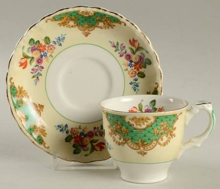The Touraine Flat Demitasse Cup & Saucer Set