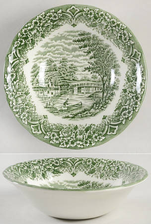 Homeland Green Coupe Cereal Bowl