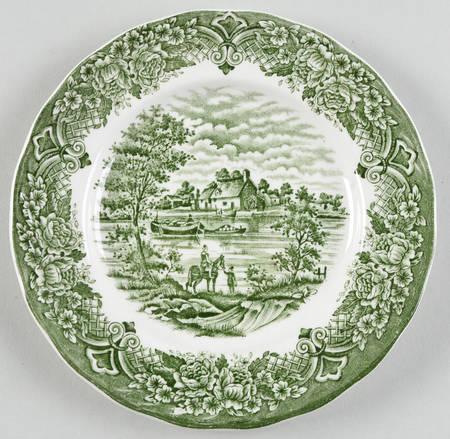 Homeland Green Dessert/Pie Plate