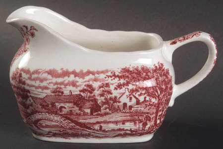 Homeland Pink Gravy Boat