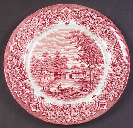 Homeland Pink Salad Plate