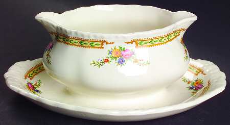 The Kavalla Gravy Boat with Attached Underplate