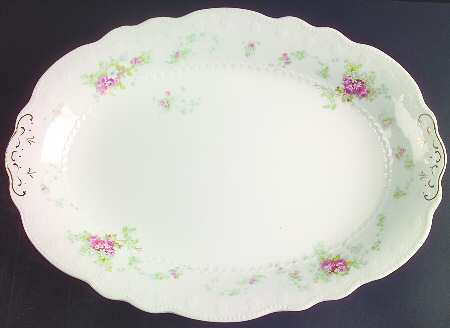 Kenwood (No Trim) 16" Oval Serving Platter by Grindley
