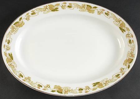 Lily 13" Oval Serving Platter
