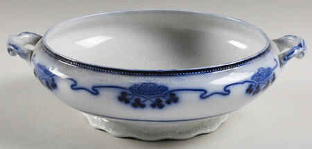 Lorne (Flow Blue) Tureen No Lid