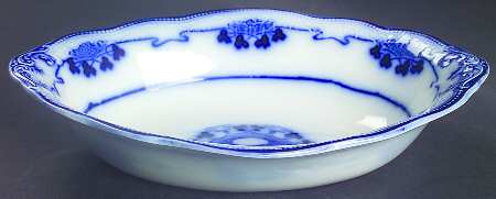 Lorne (Flow Blue) 10" Oval Vegetable Bowl