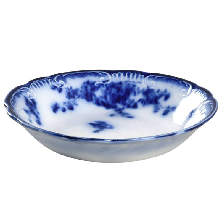 Marechal Neil (Flow Blue, No Gold) Coupe Cereal Bowl