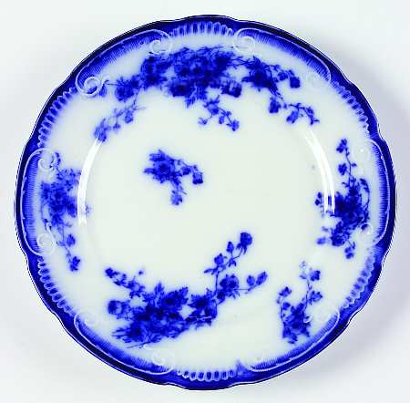 Marechal Neil (Flow Blue, No Gold) Salad Plate