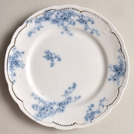 Marechal Neil (Flow Blue, Gold) Salad Plate
