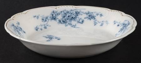 Marechal Neil (Flow Blue, Gold) Coupe Cereal Bowl