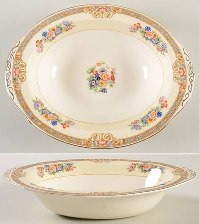 Marjorie 9" Oval Vegetable Bowl