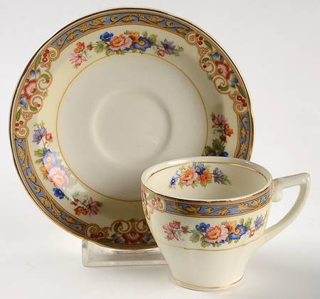 Marjorie Flat Demitasse Cup & Saucer Set