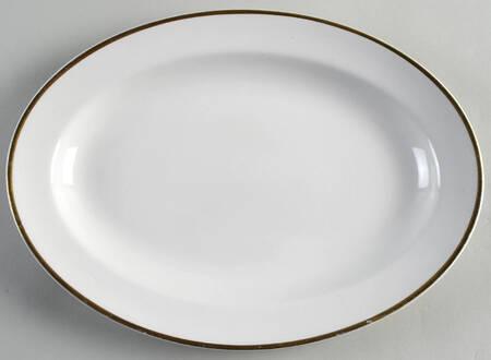 The Marengo (Off White) 12" Oval Serving Platter