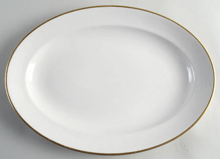 The Marengo (White) 15" Oval Serving Platter