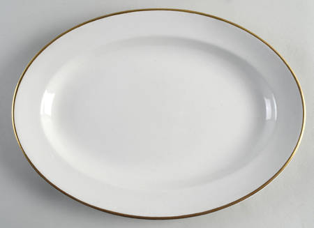 The Marengo (White) 13" Oval Serving Platter