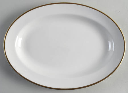 The Marengo (White) 12" Oval Serving Platter