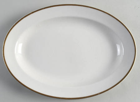 The Marengo (White) 11" Oval Serving Platter