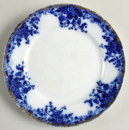 Marguerite (Flow Blue) Bread & Butter Plate