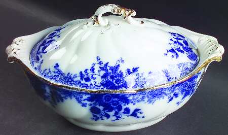 Marguerite (Flow Blue) Tureen &  Lid