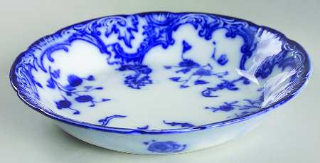 Marie (Flow Blue) Coupe Soup Bowl