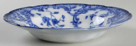Marie (Flow Blue) Rim Soup Bowl
