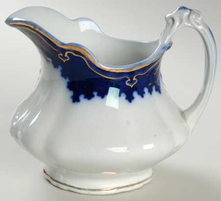 The Marquis (Flow Blue with Gold) Creamer