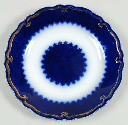 The Marquis (Flow Blue with Gold) Salad Plate