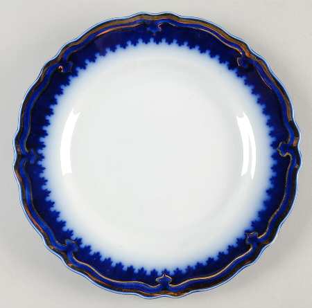 The Marquis (Flow Blue with Gold) Luncheon Plate